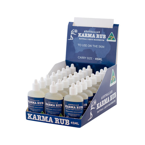 Karma Rub Liquid Magnesium 45ml x 24 Display