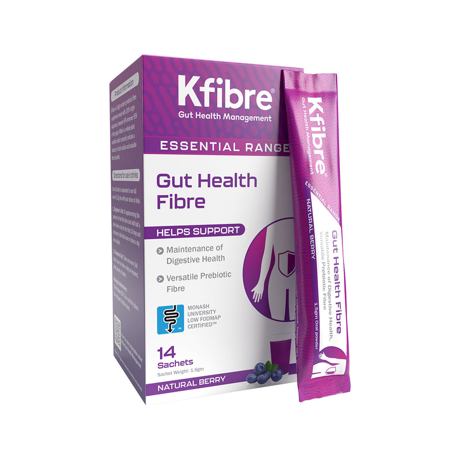 Kfibre Essential Gut Health Fibre Berry Sachets 1.5g x 14 Pack