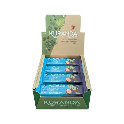 Kuranda Wholefoods Gluten Free Protein Bars Cacao Nut 50g