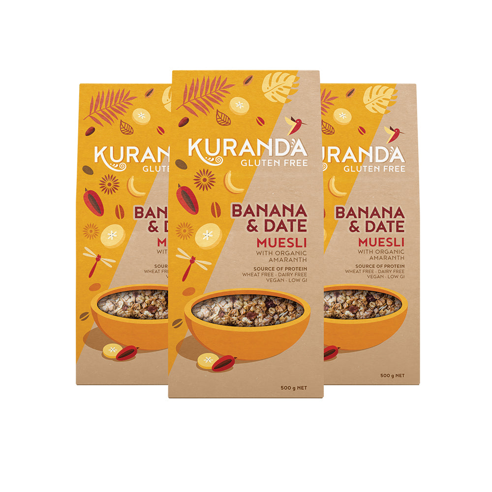 Kuranda Gluten Free Muesli Banana and Date 3kg