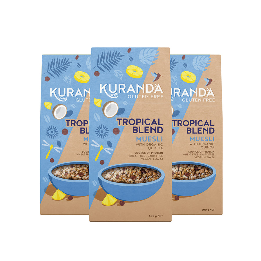 Kuranda Gluten Free Muesli with Organic Quinoa Tropical Blend 3kg
