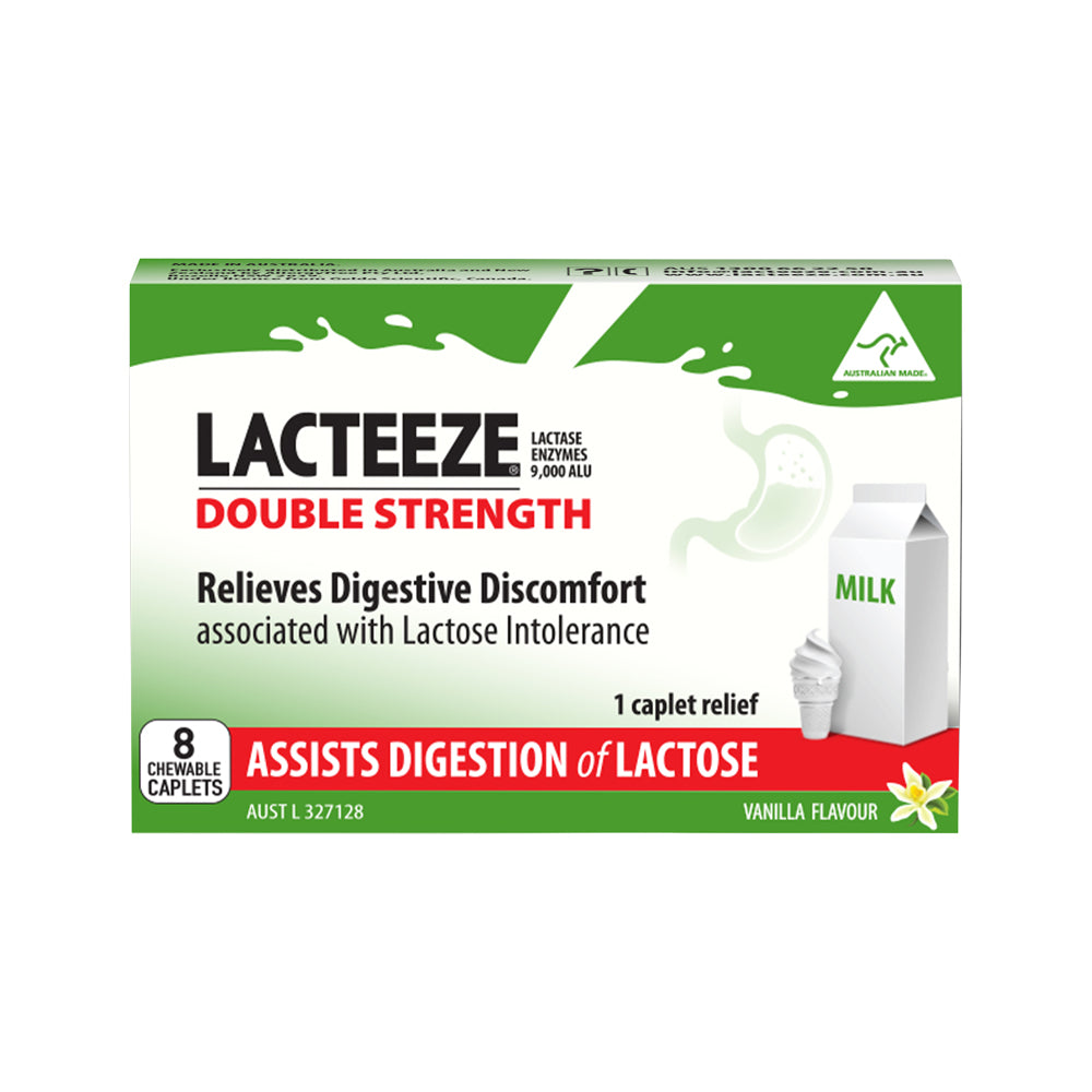 Lacteeze Double Strength Chewable 8c