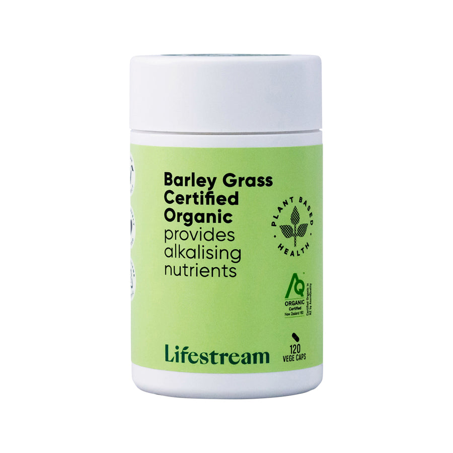 Lifestream Org Barley Grass 120vc