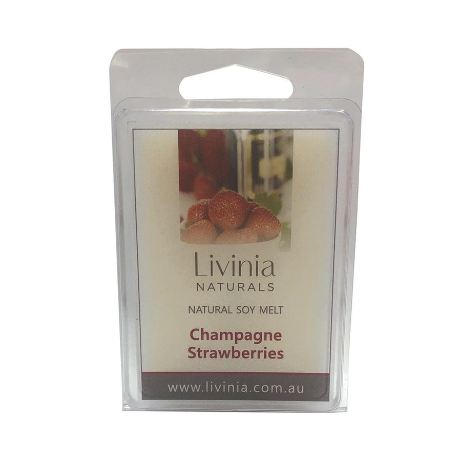 Livinia Soy Melts Champagne Strawberries Fragrance Oil