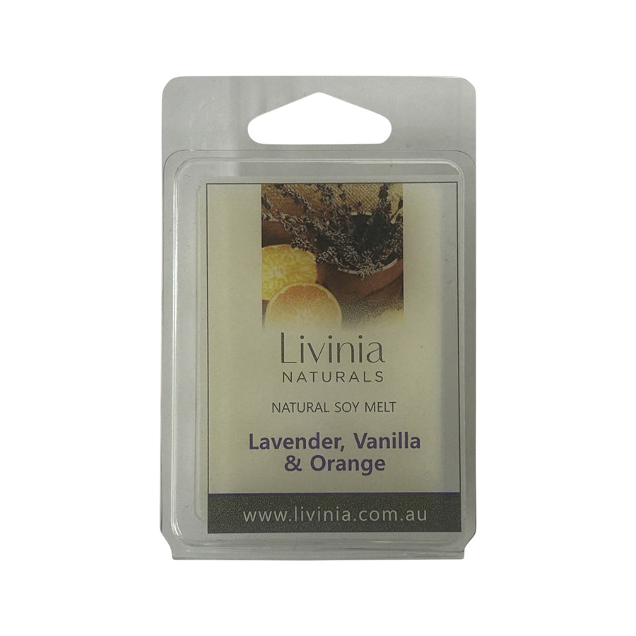 Livinia Soy Melts Lavender, Vanilla and Orange Frag Oil