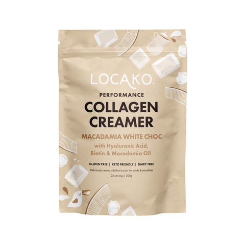 Locako Collagen Creamer Performance (Macadamia White Choc) 300g