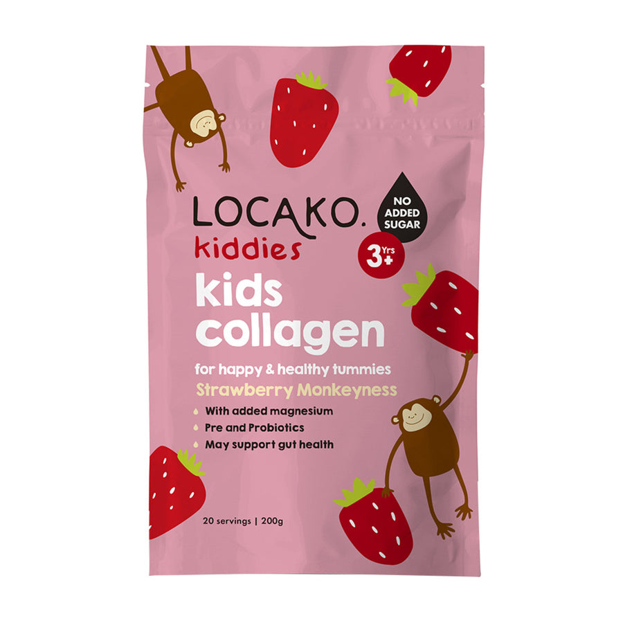 Locako Kiddies Kids Collagen Strawberry Monkeyness 200g