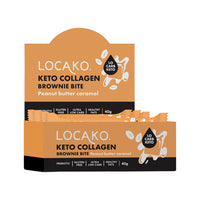 Locako Brownie Bite Peanut Butter Caramel 40g x 15 Display