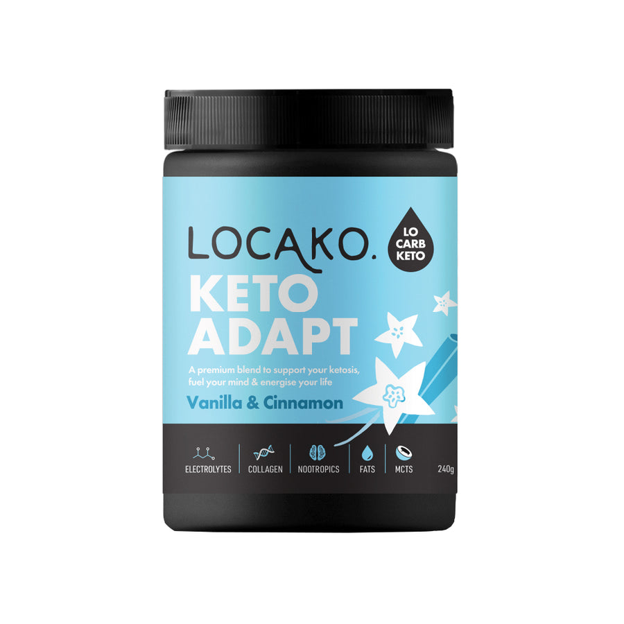 Locako Keto Adapt Vanilla & Cinnamon 240g