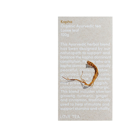 Love Tea Organic Ayurvedic Tea Kapha Loose Leaf 100g