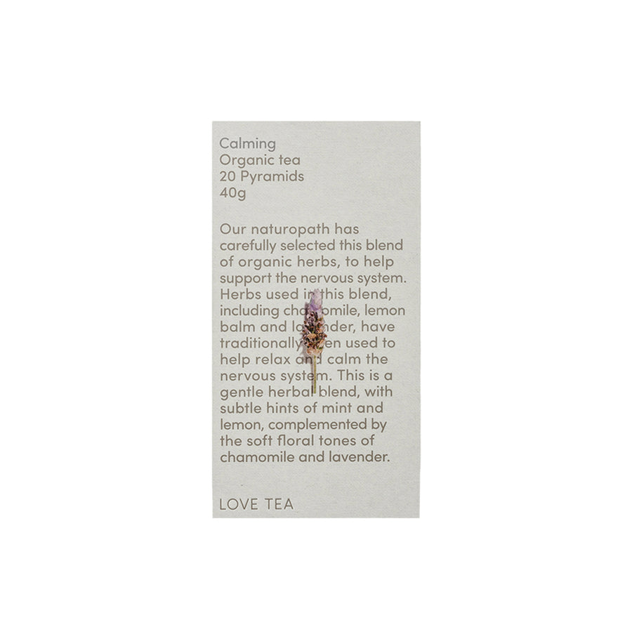 Love Tea Organic Calming x 20 Pyramids
