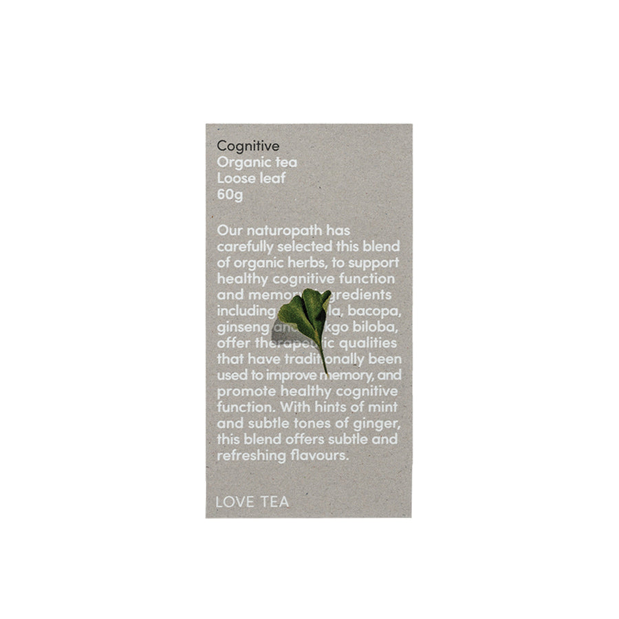 Love Tea Organic Cognitive Loose Leaf 60g