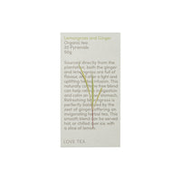 Love Tea Lemongrass and Ginger Organic Tea 50g