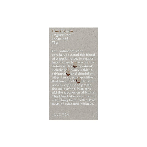 Love Tea Organic Liver Cleanse Loose Leaf 75g
