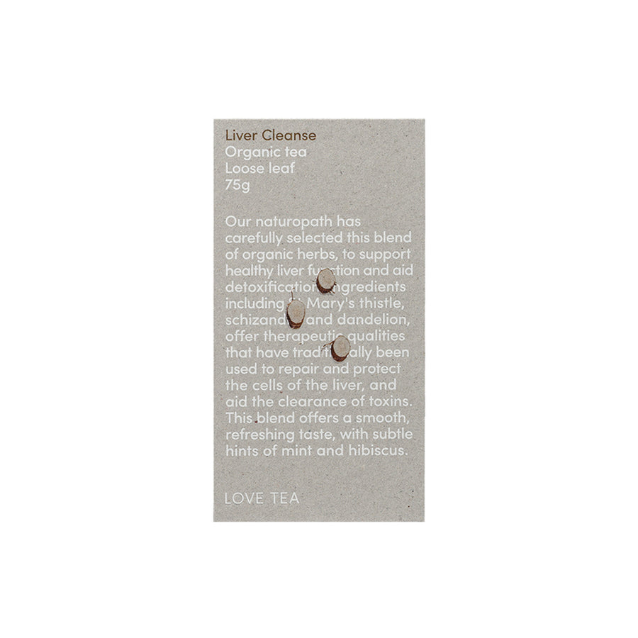 Love Tea Organic Liver Cleanse Loose Leaf 75g