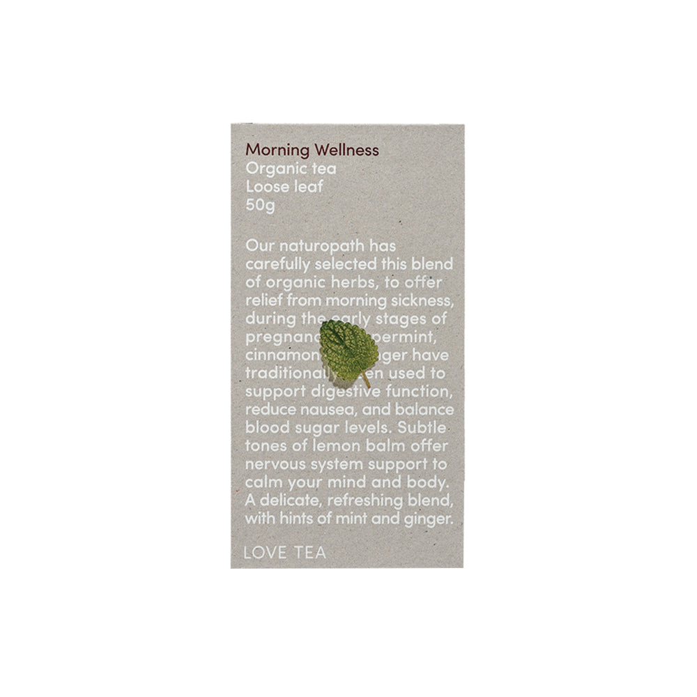 Love Tea Morning Wellness Organic Tea Loose Leaf 50g