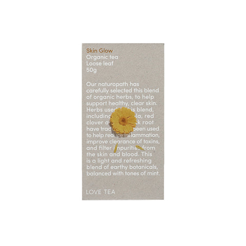 Love Tea Skin Glow Organic Tea Loose Leaf 50g
