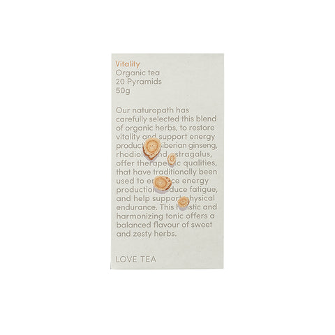 Love Tea Organic Vitality x 20 Pyramids