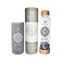 Luvin Life Bottle Amethyst Crystals Gratitude 550ml