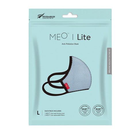 MEO Lite Anti Pollution Face Mask Blue Large