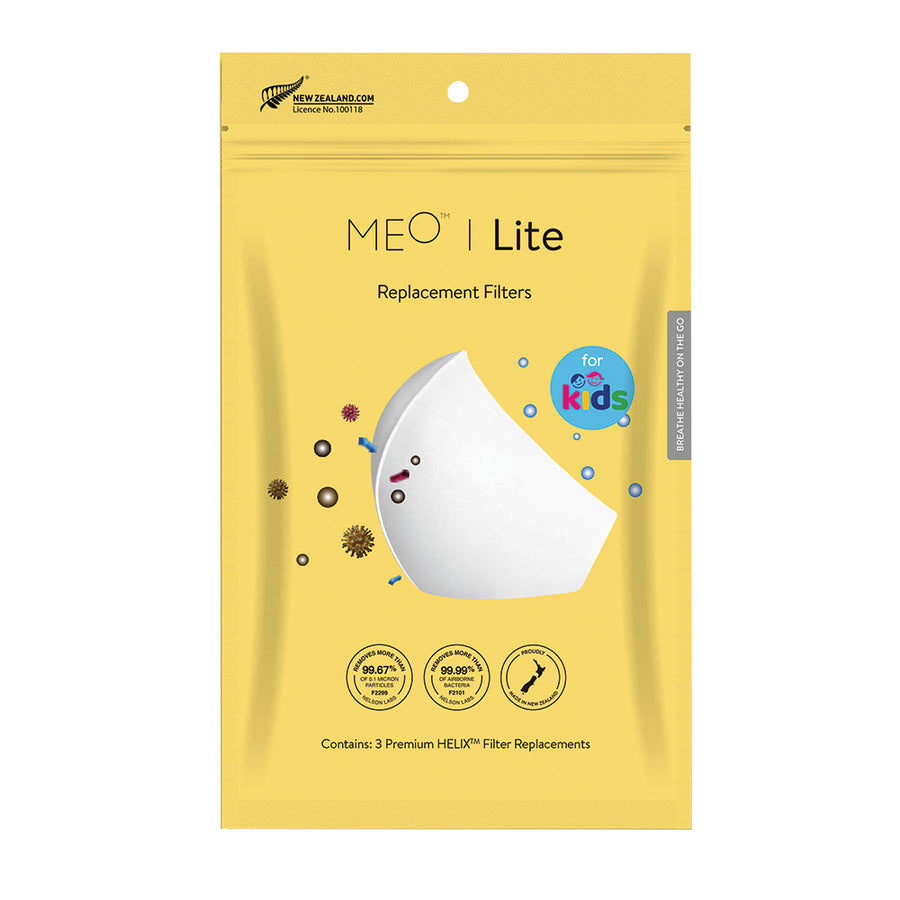 Meo Lite Replacement Filters for Kids 3 Packs