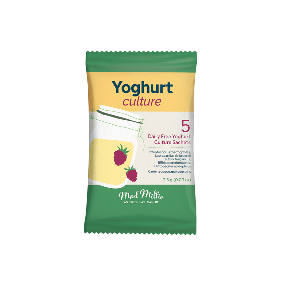 Mad Millie Yoghurt Culture Daily Free Yoghurt Culture Sachets 5 Packs