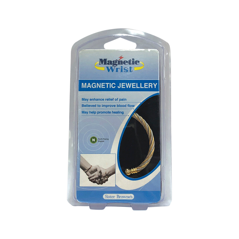 Magnetic Rope Twist (Gold and Silver) Bangle