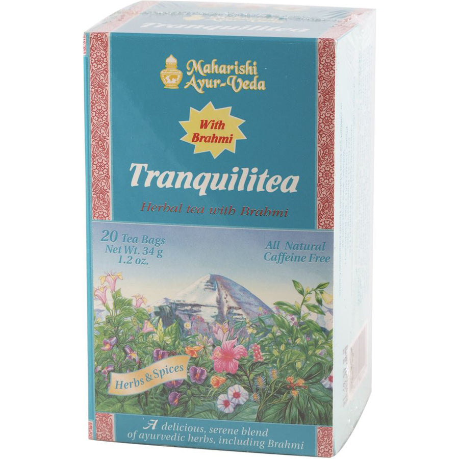 Maharishi Ayurveda Tranquilitea Herbal Tea with Brahmi 20 Tea Bags