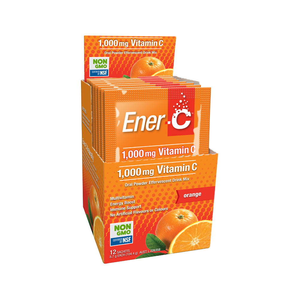 Martin Pleasance Ener C Vit C Orange Sachet 8.7g x 12 Pk