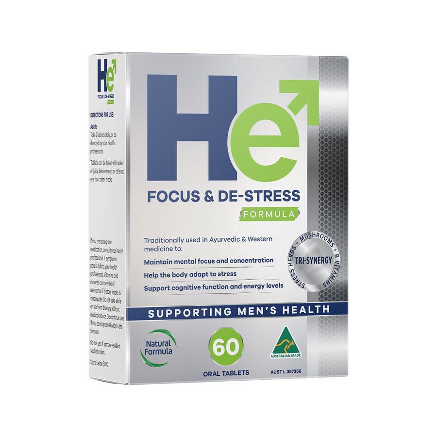 Martin Pleasance HE Focus and De Stress Formula 60t
