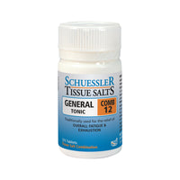 Schuessler Tissue Salts General Tonic Comb 12 125 Tablets