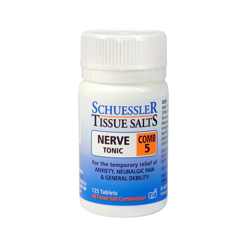 Martin Pleasance Tissue Salts Comb 5 (Nerve Tonic) 125t