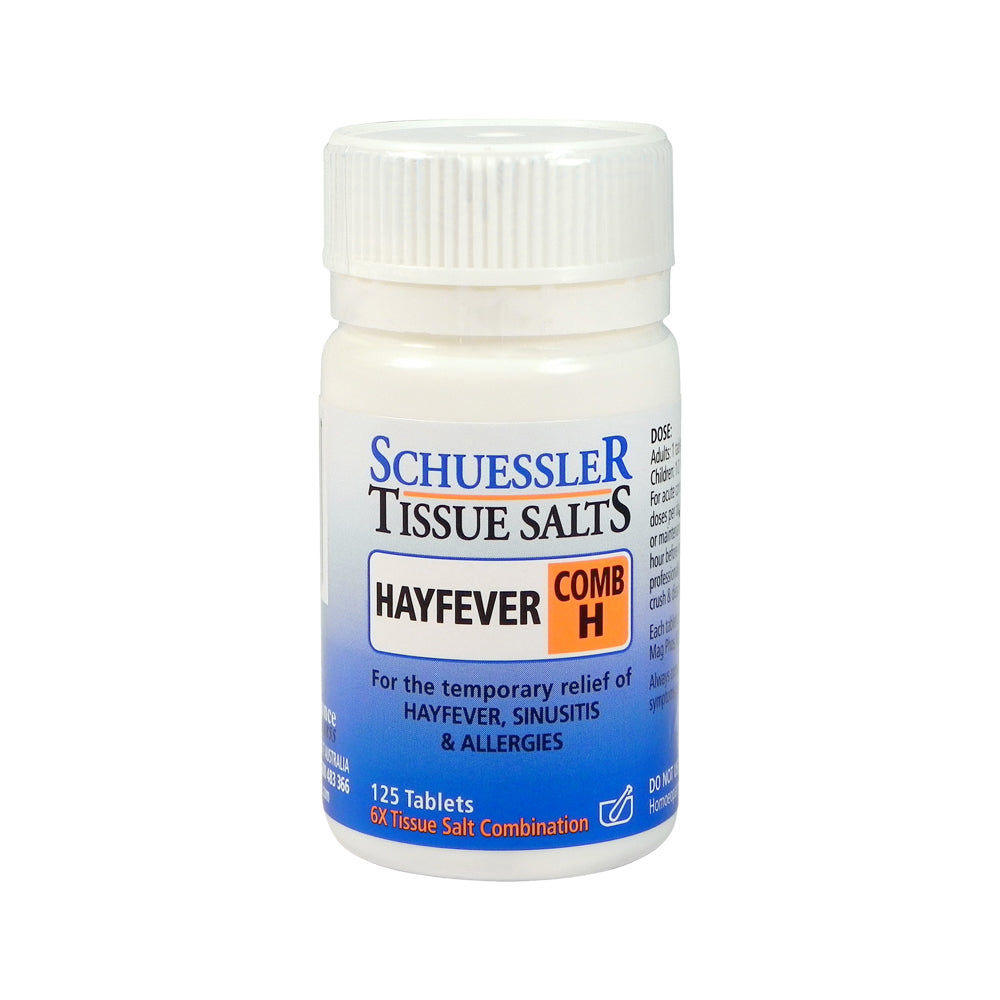 Martin Pleasance Tissue Salts Comb H (Hayfever) 125t
