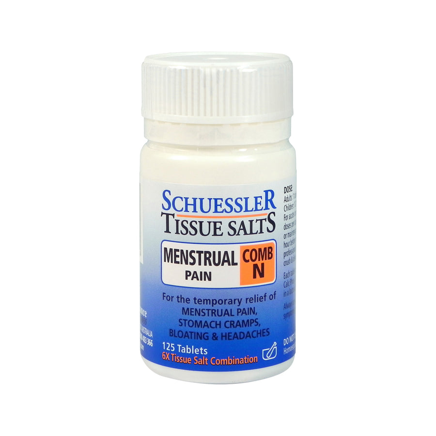 Martin Pleasance Tissue Salts Comb N (Menstrual Pain) 125t