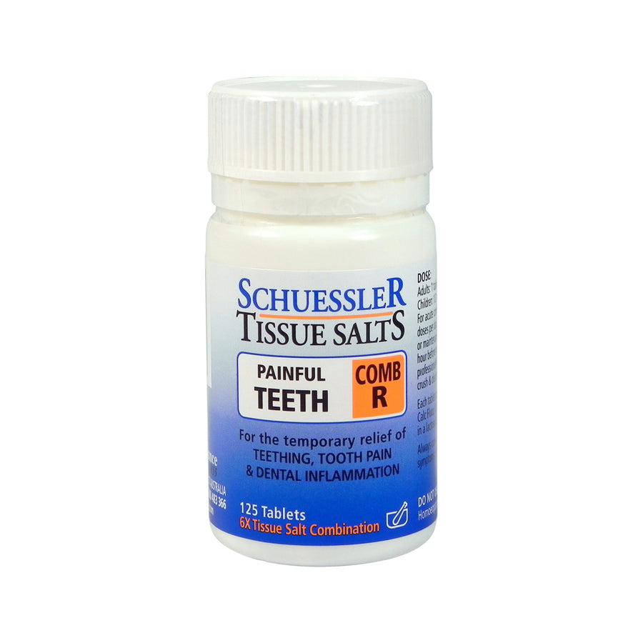 Schuessler Tissue Salts Painful Teeth Comb R 125 Tablets