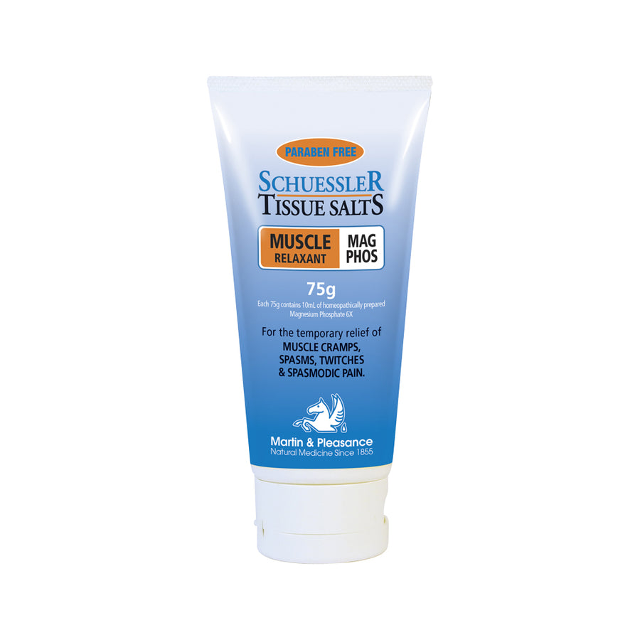Martin & Pleasance Schuessler Tissue Salts Muscle Relaxant Mag Phos Cream 75g