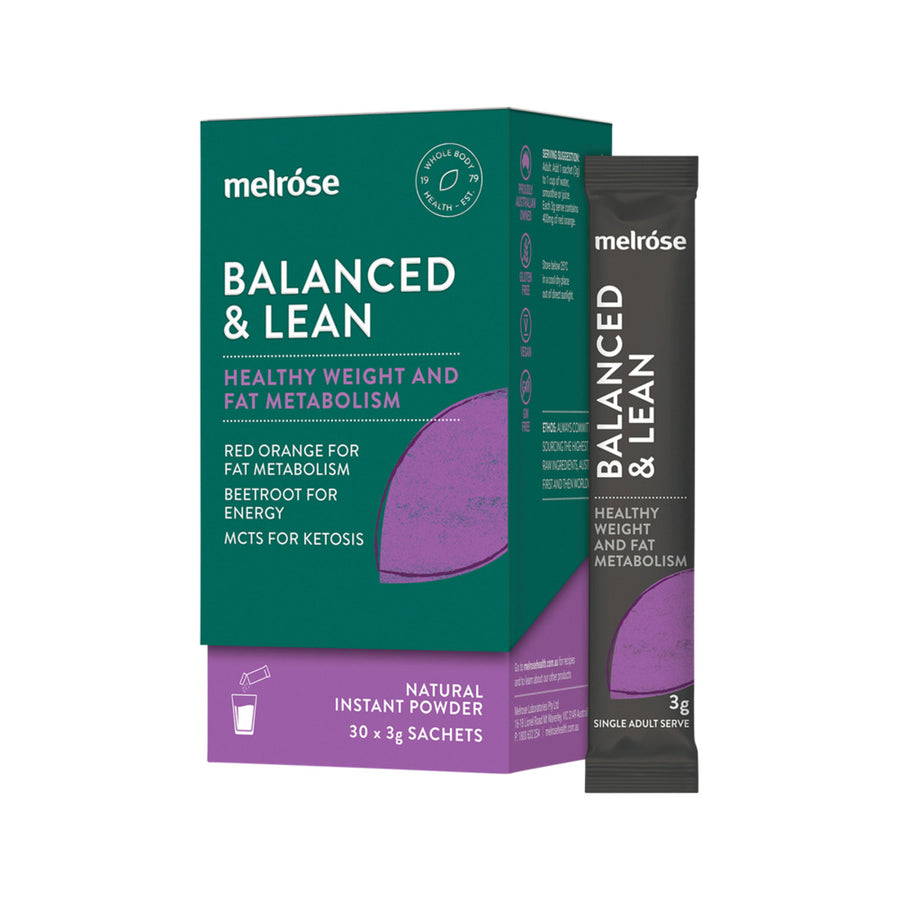 Melrose Balanced & Lean Sachet 3g x 30 Pack