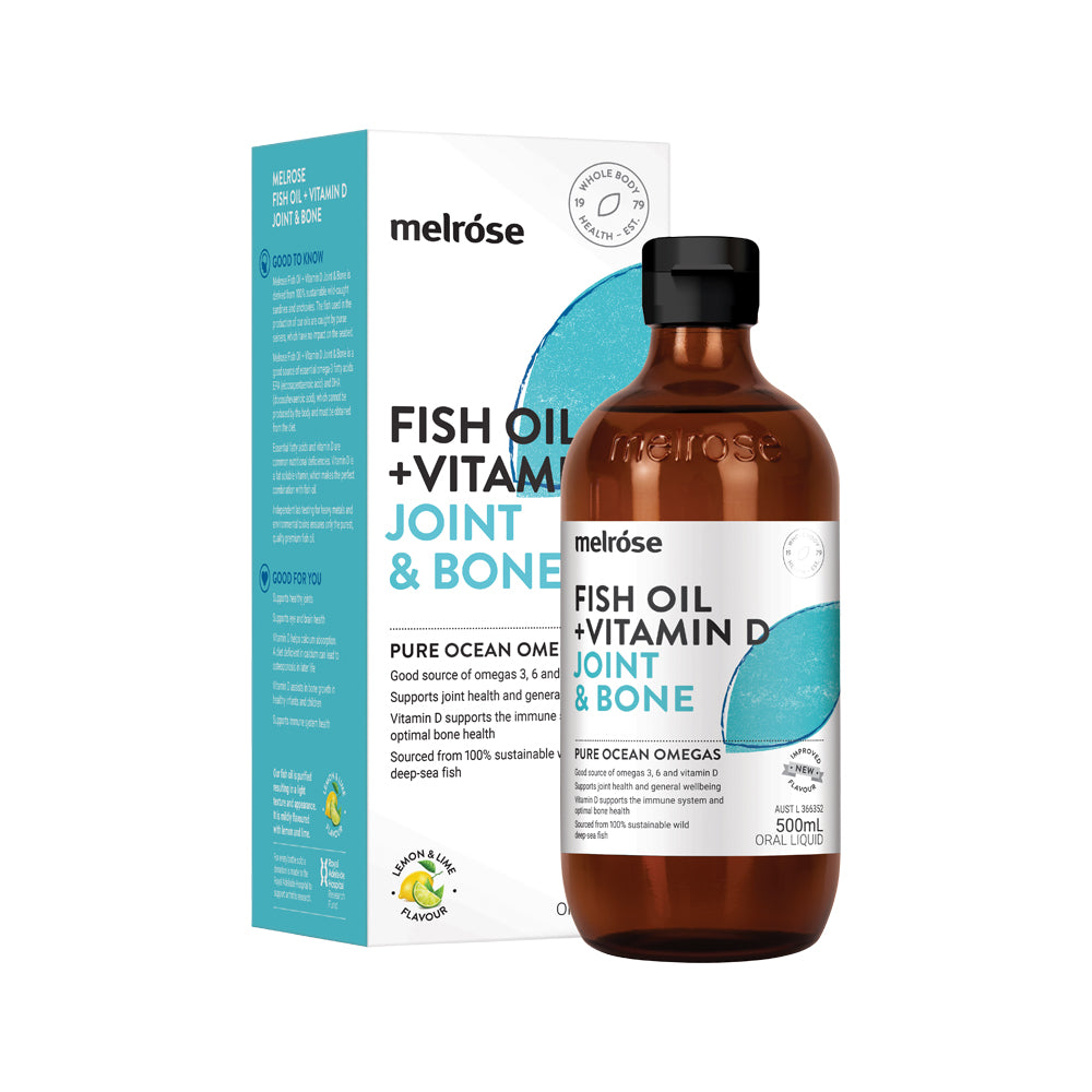 Melrose Fish Oil Plus Vitamin D Joint and Bone 500ml