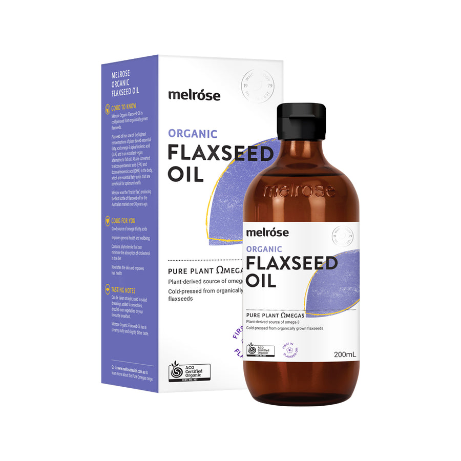 Melrose Flaxseed Oil Organic 200ml