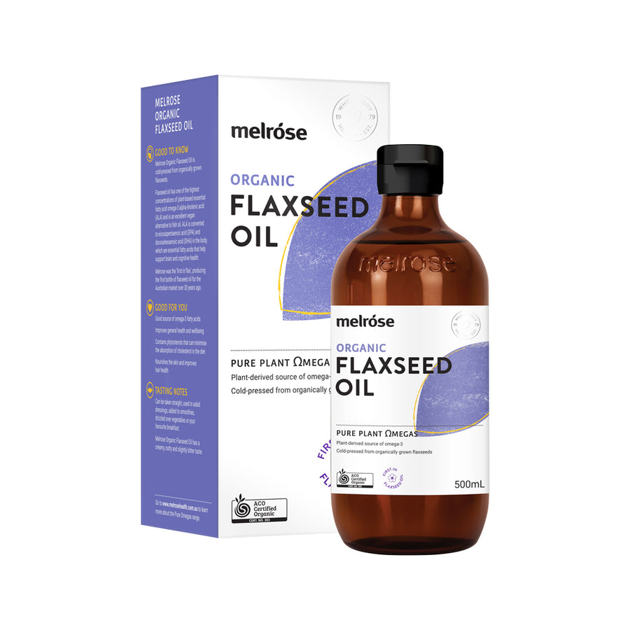 Melrose Flaxseed Oil Organic 500ml