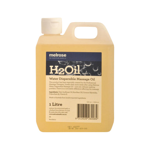Melrose Massage Oil H2Oil Water Dispers 1L