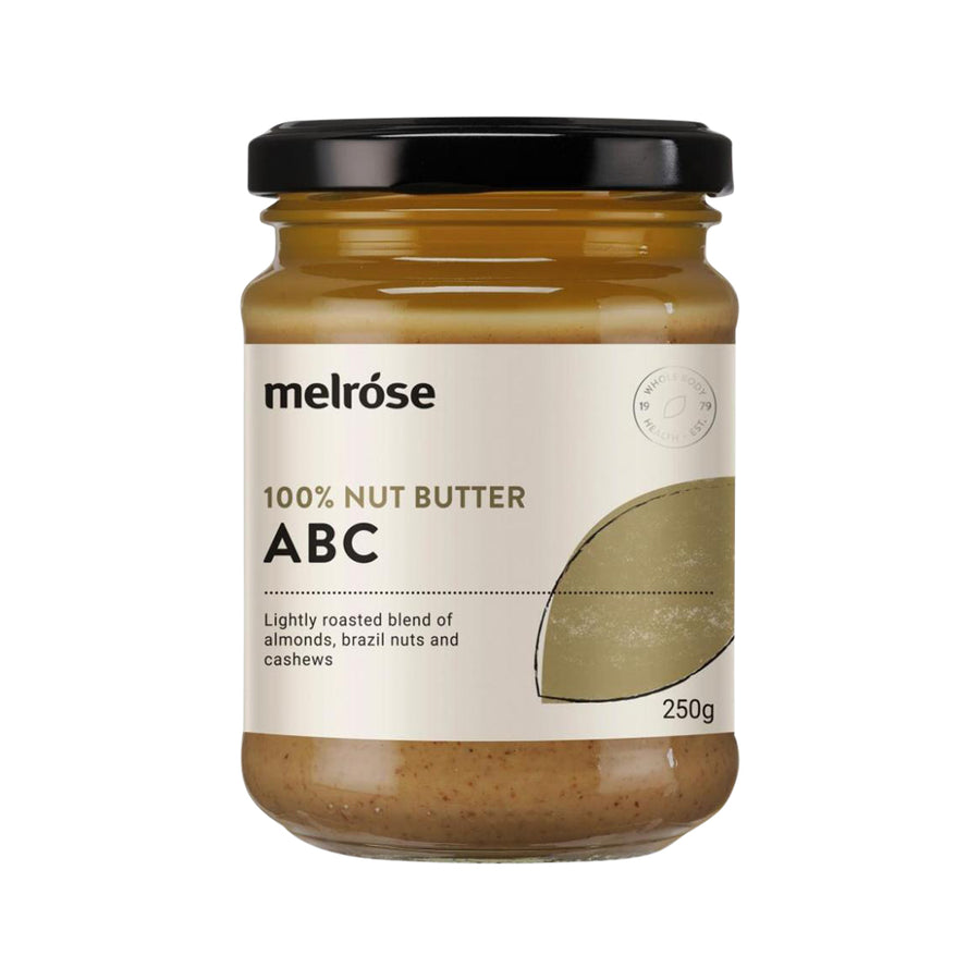 Melrose 100% Nut Butter ABC Almonds, Brazil Nuts & Cashews 250g