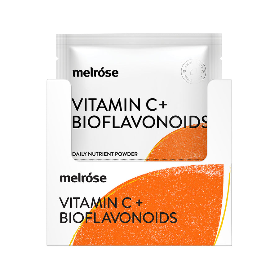 Melrose Vitamin C Plus Bioflavonoids Orange Flav 100g x 8 Display