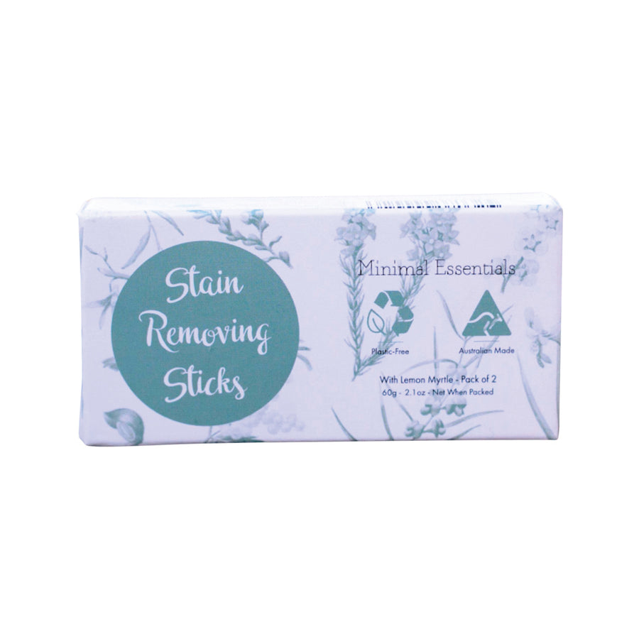 Minimal Essentials Stain Removng Laundry Sticks x 2Pk (50g)