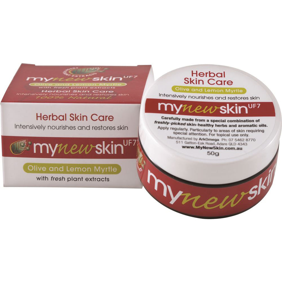 My New Skin Olive and Lemon Myrtle with Fresh Plant Extracts Herbal Skin Care 50g