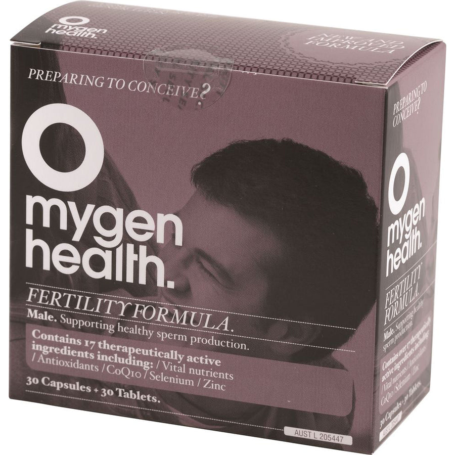 Mygen Health Fertility Formula Male 30 Capsules plus 30 Tablets