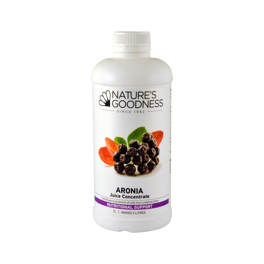 Nature's Goodness Aronia Juice (Black Chokeberry) Concentrate 1L