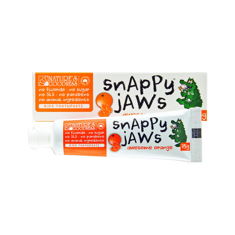 Nature's Goodness Snappy Jaws Awesome Orange Toothpaste 75g