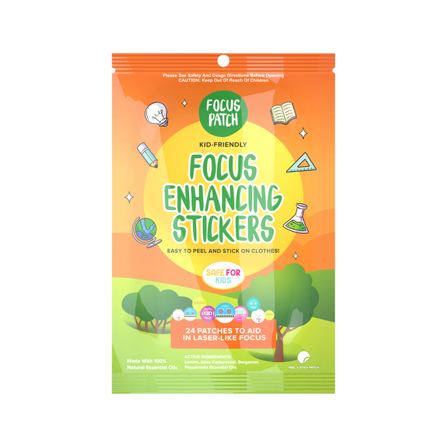 Nat Patch Co FocusPatch Org Focus Enhancing Stickers x 24 Pack