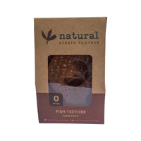 Nat Rubber Soother Teether Fish Twin
